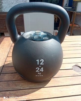 Kettlebell regolabile da 12 a 24 kg