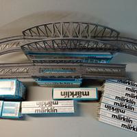 Marklin accessori ponte rampe pilastri 