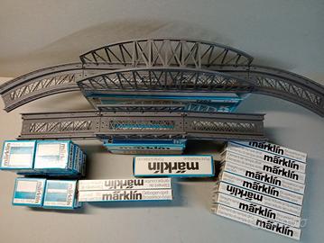 Marklin accessori ponte rampe pilastri 