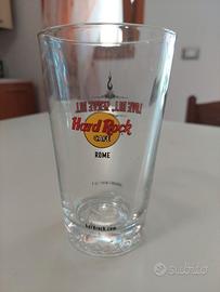 Bicchiere birra hard rock cafe Roma