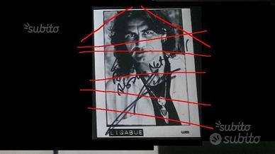 LIGABUE Foto Autografo promo Buon Compleanno Elvis