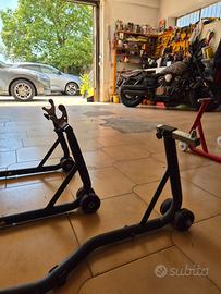 Cavalletti alza moto ant post