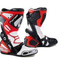 Stivale racing moto forma ice pro rosso