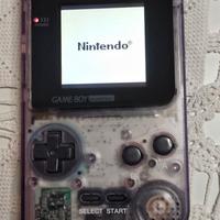 GAME BOY POCKET CON SCHERMO IPS RETROILLUMINATO