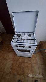 Cucina a gas 3 fuochi più forno Rex