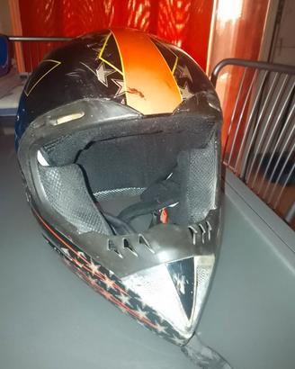 casco da motocross 