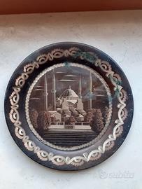Piatto rame decorativo da parete Moschea