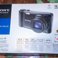 Macchina Sony DSC-HX5V con custodia subacquea