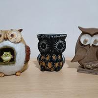 Set soprammobili gufi