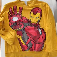 Felpa Marvel bambino 9/10 anni cm140