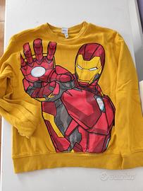 Felpa Marvel bambino 9/10 anni cm140