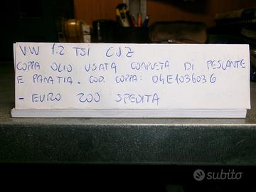 Coppa olio volkswagen 1.2 tsi tipo cjz