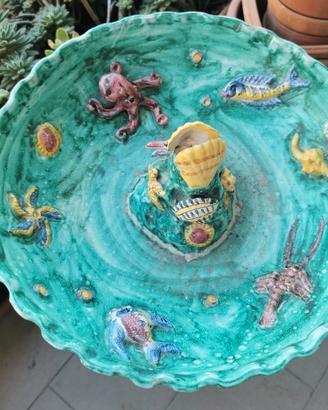FONTANA VIETRESE ANNI 60 FIRMATA CERAMICA  FALCONE
