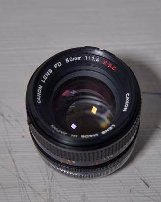 Obiettivo Canon FD 50mm f/1.4 S.S.C.