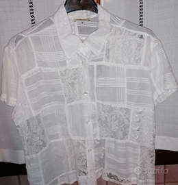 Camicia donna "Ingrorose" manica corta tg. 46
