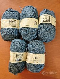 Lana Fili di Casa FENDI mod. UFFIZI grigio