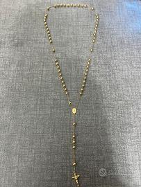 Rosario in oro giallo 18k