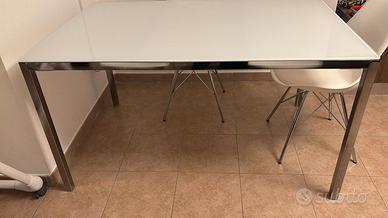 Tavolo IKEA acciaio/vetro