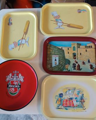 Vassoi Pubbicitari Vintage 