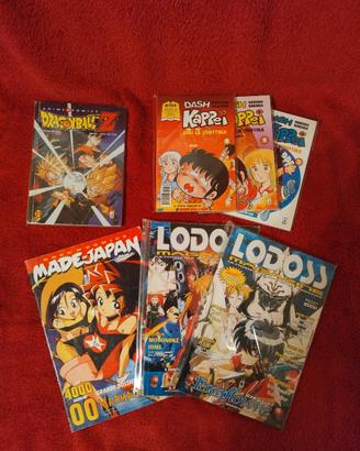 Lotto Manga Dragon Ball, Lodoss Megaz ,Kicca
