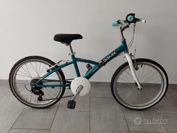 BICICLETTA BLU PER BAMBINO 7-8 ANNI