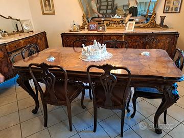 Stupenda sala da pranzo in stile Barocchetto venez
