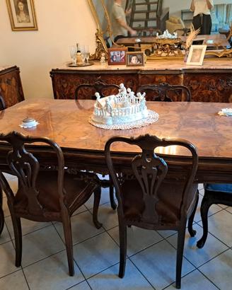 Stupenda sala da pranzo in stile Barocchetto venez