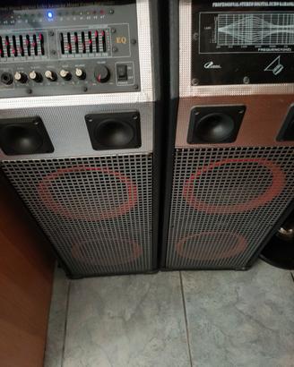 casse amplificate caraoke 400 watt 