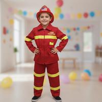 costume di carnevale bambino il pompiere americano