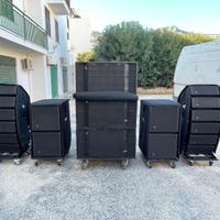 Impianto audio line array DAS AUDIO Event 26 ux218