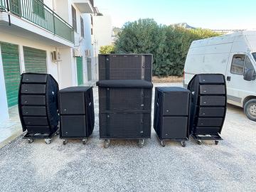 Impianto audio line array DAS AUDIO Event 26 ux218