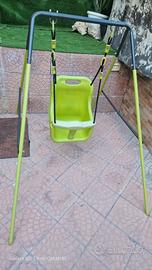 set giochi da giardino (scivolo feber+ altalena)