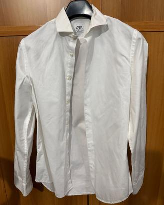 Camicia Uomo Zara Bianca Slim Fit - Taglia S