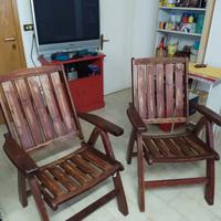 Sedie da giardino originali svedesi Hillerstorp