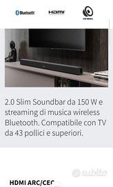 Soundbar SHARP 150 WATT BLUETOOTH 