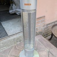 Stufa alogena a torre