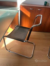 Sedia ufficio in pelle