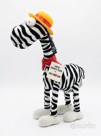 Peluche MORDILLO Zebra Heye 1997 Vintage - Raro 