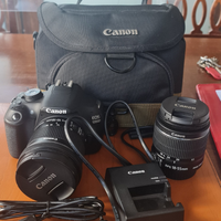Canon 1200 D con obbiettivo Canon 18-55