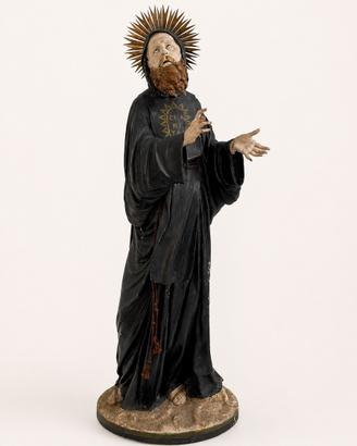 San francesco di Paola - statua cartapesta leccese