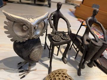 Lotto oggetti etnici decorativi