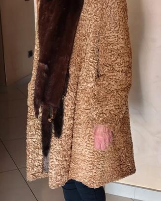 Giaccone da donna con pelliccia di volpe
