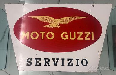 Moto guzzi insegna smaltata