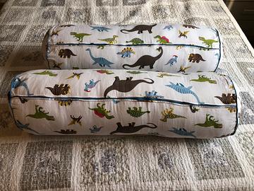 Ikea n.2 cuscini e loro federe per bambini cm 80