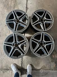 Cerchi mercedes clsse A B CLA C AMG RAGGIO 18