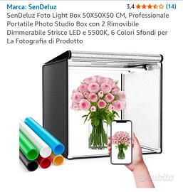 SenDeluz Foto Light Box 50X50X50 CM

