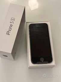 Iphone 5s  16GB  space gray mai usato