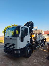 iveco 120 con gru pm