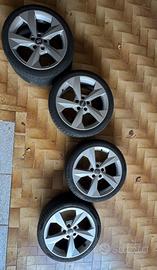 Cerchi in lega audi originali + 4 gomme 4 stag.