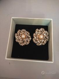 Orecchini Vintage Bigiotteria Americana con clip